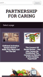 Mobile Screenshot of partnershipforcaring.org
